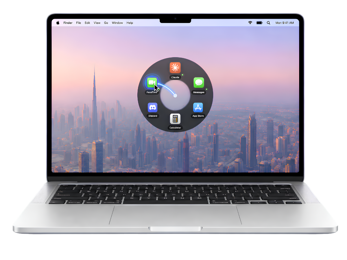 Your apps. Your actions. One flick away.